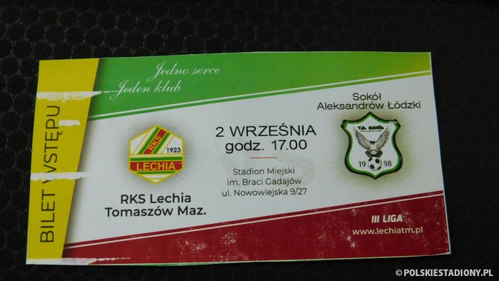 Lechia Tomaszów Mazowiecki - Sokół Aleksandrów Łódzki