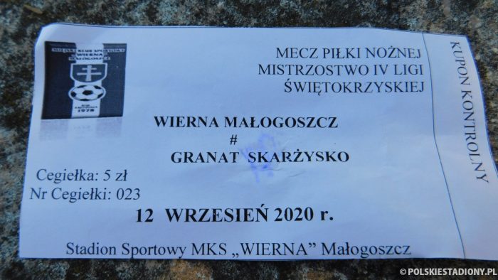 Wierna Małogoszcz - Granat Skarżysko - Kamienna