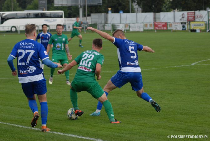 Pelikan Łowicz - Olimpia Zambrów