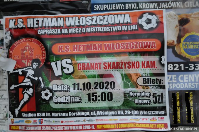 Hetman Włoszczowa - Granat Skarżysko - Kamienna