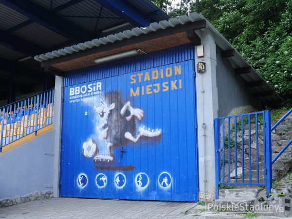 Stadion BBOSiR "na górce" w Bielsku - Białej