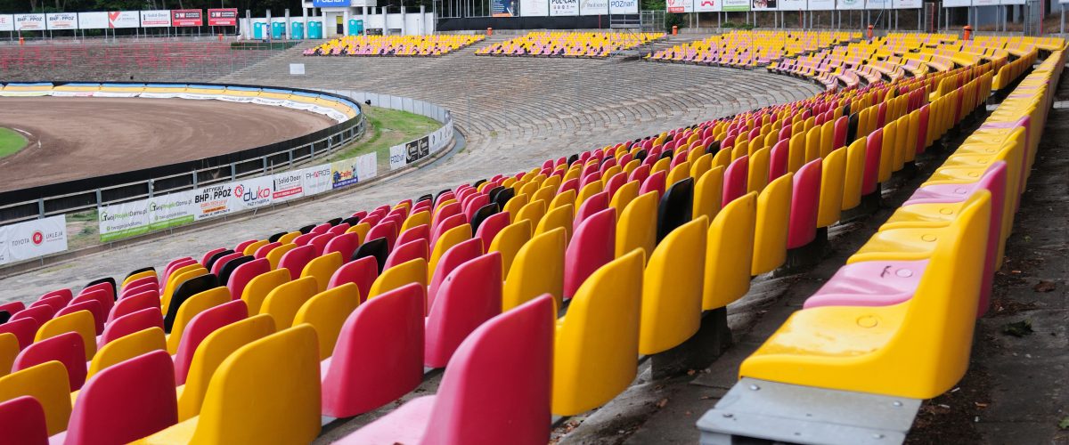 Stadion piłkarsko - żużlowy Golęcin w Poznaniu